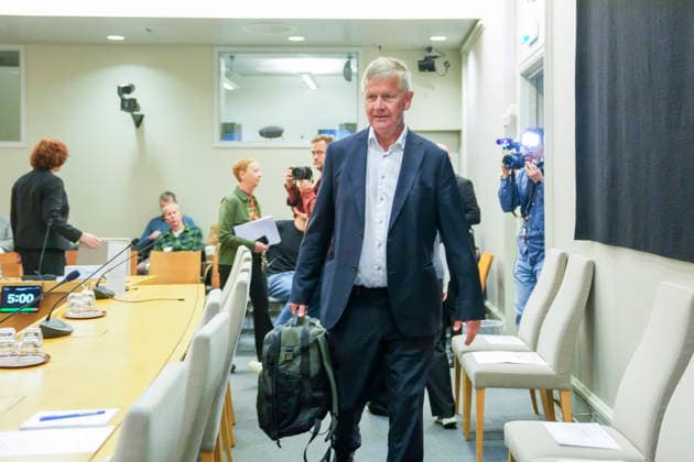 Epstein-horing starter i Stortinget Oslo 20260930. Erik Solheim er til stede i en apen horing i Stortingets kontroll- og konstitusjonskomitÃ om praksisen i Utenriksdepartementet og Jeffrey Epsteins nettverk i Norge. Foto: Heiko Junge NTB Oslo Norge 78z1yvXa8vI EDITORIAL USE ONLY Ref:_BNC_POL78z1yvXa8vI.jpg Copyright: xHeikoxJungex xNTBx