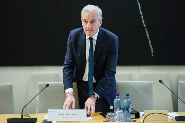 Anen horing om Jeffrey Epsteins nettverk i Norge Oslo 20260930. Statsminister Jonas Gahr Store (Ap) under Stortingets kontroll- og konstitusjonskomitÃ apne horing om praksisen i Utenriksdepartementet og Jeffrey Epsteins nettverk i Norge. Foto: Cornelius Poppe NTB Oslo Norge DsAG7lhWwJ4 EDITORIAL USE ONLY Ref:_BNC_POLDsAG7lhWwJ4.jpg Copyright: xCorneliusxPoppex xNTBx