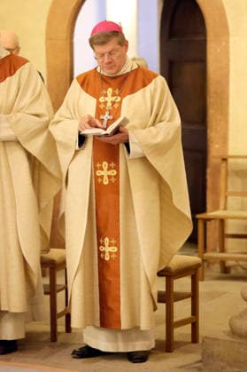 Stephan Burger beim Gottesdienst am dritten Tag der Herbst-Vollversammlung der Deutschen Bischofskonferenz in der Michaeliskirche.Fulda, 30.09.2026