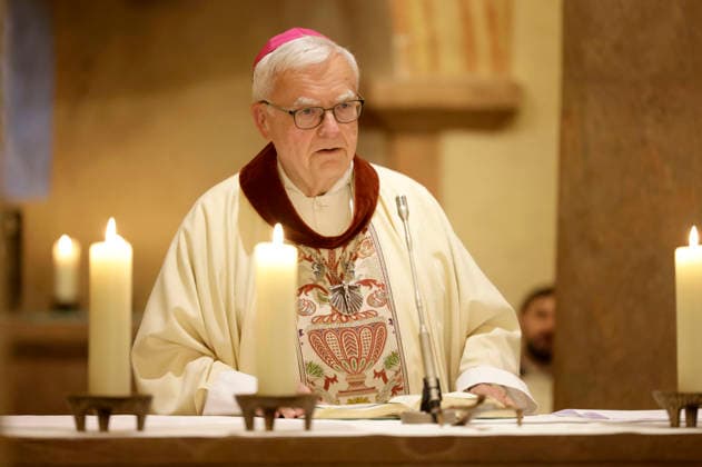 Heiner Koch beim Gottesdienst am dritten Tag der Herbst-Vollversammlung der Deutschen Bischofskonferenz in der Michaeliskirche.Fulda, 30.09.2026