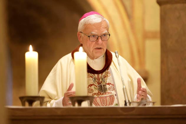 Heiner Koch beim Gottesdienst am dritten Tag der Herbst-Vollversammlung der Deutschen Bischofskonferenz in der Michaeliskirche.Fulda, 30.09.2026