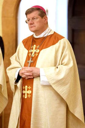 Stephan Burger beim Gottesdienst am dritten Tag der Herbst-Vollversammlung der Deutschen Bischofskonferenz in der Michaeliskirche.Fulda, 30.09.2026