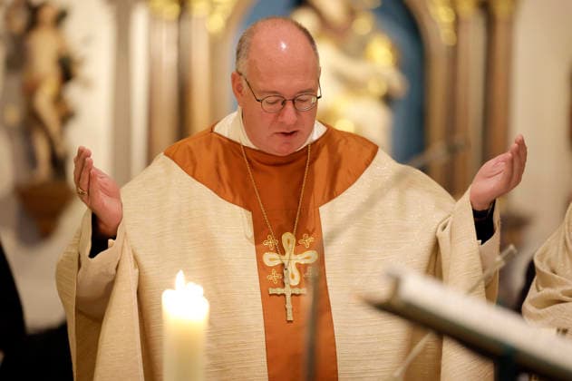 Christian Würtz beim Gottesdienst am dritten Tag der Herbst-Vollversammlung der Deutschen Bischofskonferenz in der Michaeliskirche.Fulda, 30.09.2026