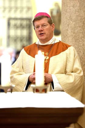 Stephan Burger beim Gottesdienst am dritten Tag der Herbst-Vollversammlung der Deutschen Bischofskonferenz in der Michaeliskirche.Fulda, 30.09.2026