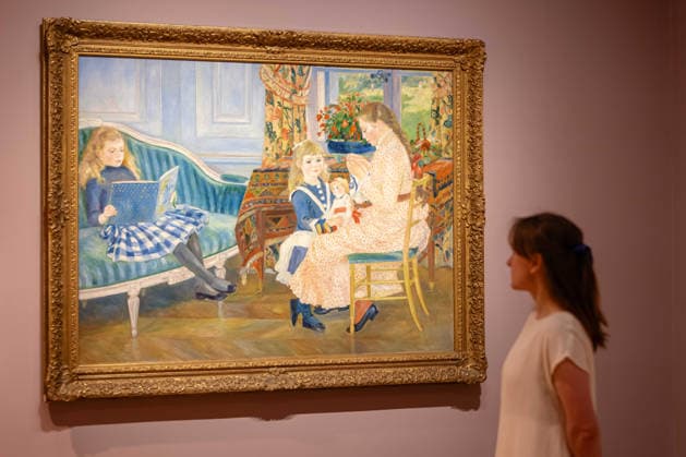 Renoir and Love at the National Gallery, London, UK 30 September 2026 Works on display at the press preview of Renoir and Love at the National Gallery, London, UK, on 30 September 2026. The most significant exhibition of Pierre-Auguste Renoir s work in the UK for 20 years brings together 45 paintings organised in partnership with the Musà e d Orsay, Paris, and the Museum of Fine Arts, Boston, on view from 3 October 2026 until 31 January 2027., Credit:PETE SPELLER Avalon Copyright: xPETExSPELLERx xAvalonx 1139422160