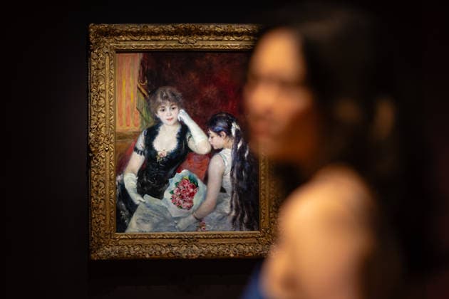Renoir and Love at the National Gallery, London, UK 30 September 2026 Works on display at the press preview of Renoir and Love at the National Gallery, London, UK, on 30 September 2026. The most significant exhibition of Pierre-Auguste Renoir s work in the UK for 20 years brings together 45 paintings organised in partnership with the Musà e d Orsay, Paris, and the Museum of Fine Arts, Boston, on view from 3 October 2026 until 31 January 2027., Credit:PETE SPELLER Avalon Copyright: xPETExSPELLERx xAvalonx 1139422175