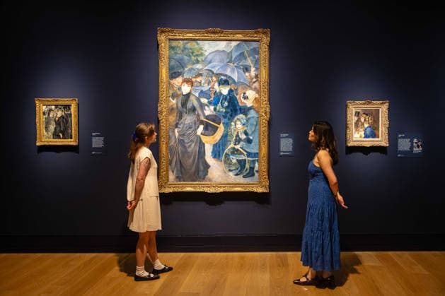 Renoir and Love at the National Gallery, London, UK 30 September 2026 Works on display at the press preview of Renoir and Love at the National Gallery, London, UK, on 30 September 2026. The most significant exhibition of Pierre-Auguste Renoir s work in the UK for 20 years brings together 45 paintings organised in partnership with the Musà e d Orsay, Paris, and the Museum of Fine Arts, Boston, on view from 3 October 2026 until 31 January 2027., Credit:PETE SPELLER Avalon Copyright: xPETExSPELLERx xAvalonx 1139422453