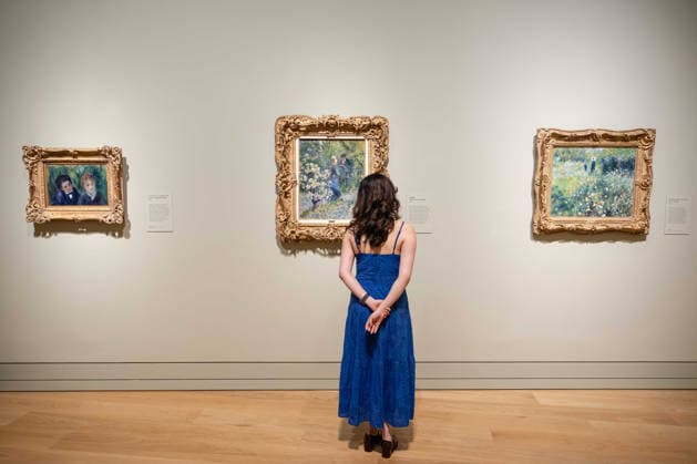 Renoir and Love at the National Gallery, London, UK 30 September 2026 Works on display at the press preview of Renoir and Love at the National Gallery, London, UK, on 30 September 2026. The most significant exhibition of Pierre-Auguste Renoir s work in the UK for 20 years brings together 45 paintings organised in partnership with the Musà e d Orsay, Paris, and the Museum of Fine Arts, Boston, on view from 3 October 2026 until 31 January 2027., Credit:PETE SPELLER Avalon Copyright: xPETExSPELLERx xAvalonx 1139422476