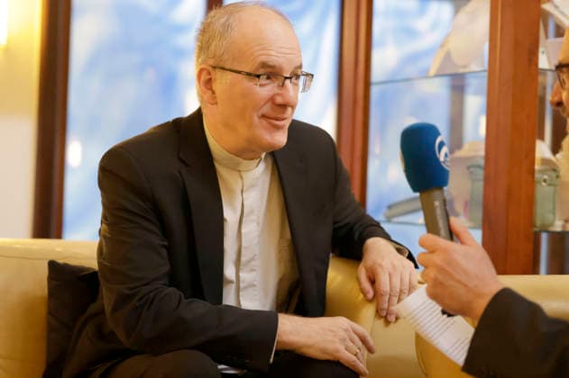 Interview mit Christian Würtz, ab 4. Oktober Bischof von Eichstaett, bei der Herbst-Vollversammlung der Deutschen Bischofskonferenz in Maritim Hotel. Fulda, 30.09.2026
