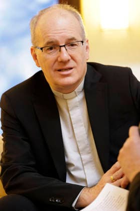 Interview mit Christian Würtz, ab 4. Oktober Bischof von Eichstaett, bei der Herbst-Vollversammlung der Deutschen Bischofskonferenz in Maritim Hotel. Fulda, 30.09.2026