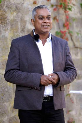 Interview mit Joshy Pottackal bei der Herbst-Vollversammlung der Deutschen Bischofskonferenz in Maritim Hotel. Fulda, 30.09.2026