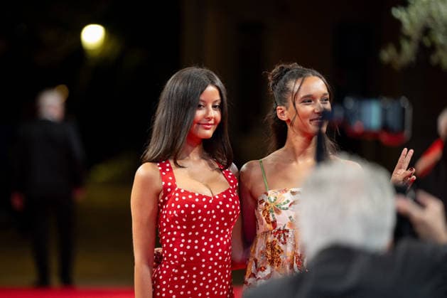8th Cineroman Festival - Un Jeux Dangereux Red Carpet Zahia Deha and Tess Silla attend the red carpet for Karine Silla s film Un jeux dangereux at the Cineroman festival, dedicated exclusively to films adapted from literary work, in Pathe Gare du Sud in Nice, France, on September 29, 2026. Photo by Laurent Coust ABACAPRESS.COM Nice Provence-Alpes-Cote d Azur France  Copyright: xCoustxLaurent ABACAx