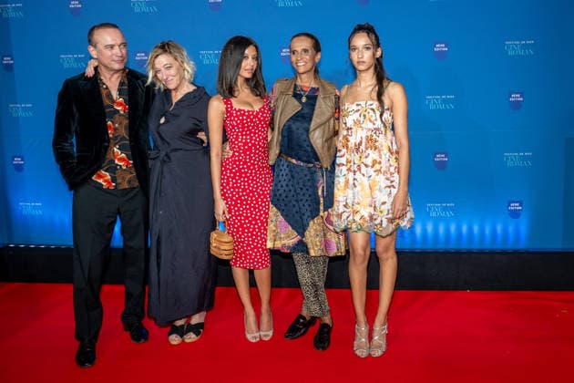 8th Cineroman Festival - Un Jeux Dangereux Red Carpet Vincent Perez, Valeria Bruni-Tedeschi, Zahia Deha, Karine Silla and Tess Silla attend the red carpet for Karine Silla s film Un jeux dangereux at the Cineroman festival, dedicated exclusively to films adapted from literary work, in Pathe Gare du Sud in Nice, France, on September 29, 2026. Photo by Laurent Coust ABACAPRESS.COM Nice Provence-Alpes-Cote d Azur France  Copyright: xCoustxLaurent ABACAx