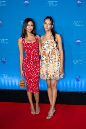 8th Cineroman Festival - Un Jeux Dangereux Red Carpet Zahia Deha and Tess Silla attend the red carpet for Karine Silla s film Un jeux dangereux at the Cineroman festival, dedicated exclusively to films adapted from literary work, in Pathe Gare du Sud in Nice, France, on September 29, 2026. Photo by Laurent Coust ABACAPRESS.COM Nice Provence-Alpes-Cote d Azur France  Copyright: xCoustxLaurent ABACAx