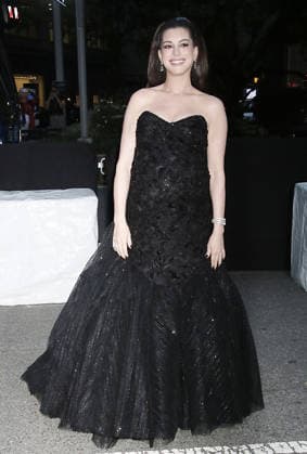 NEW YORK, NY - SEPTEMBER 29: Anne Hathaway at Amazon MGM Studios Verity New York Premiere at AMC Lincoln Square 13 on September 29, 2026 in New York City. Copyright: xRWx