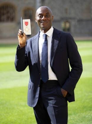 . 30 09 2026. Windsor , United Kingdom. British writer, broadcaster, and curator ,Ekow Eshun, with his OBE after an Investiture at Windsor Castle, United Kingdom.  xStephenxLockx xi-Imagesx IIM-27034-0013