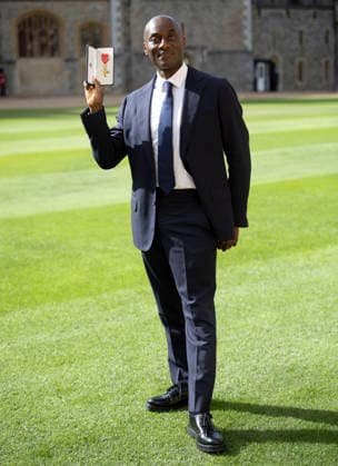 Investiture at Windsor Castle British writer, broadcaster, and curator, Ekow Eshun, with his OBE after an Investiture at Windsor Castle, United Kingdom., Credit:Stephen Lock i-Images PA ROTA - B68 Avalon United Kingdom, Windsor  Copyright: xStephenxLockx xi-Imagesx xPAxROTAx-xB68x xAvalonx 1139464835
