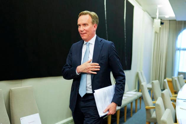 Epstein-horing starter i Stortinget Oslo 20260930. Hoyres tidligere utenriksminister Borge Brende under Stortingets kontroll- og konstitusjonskomitÃ apne horing om praksisen i Utenriksdepartementet og Jeffrey Epsteins nettverk i Norge. Foto: Heiko Junge NTB Oslo Norge uOIllzruCOY EDITORIAL USE ONLY Ref:_BNC_POLuOIllzruCOY.jpg Copyright: xHeikoxJungex xNTBx