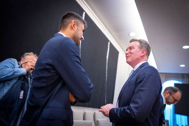 Epstein-horing starter i Stortinget Oslo 20260930. Hoyres tidligere utenriksminister Borge Brende under Stortingets kontroll- og konstitusjonskomitÃ apne horing om praksisen i Utenriksdepartementet og Jeffrey Epsteins nettverk i Norge. Foto: Heiko Junge NTB Oslo Norge 8wr2eUAYdSw EDITORIAL USE ONLY Ref:_BNC_POL8wr2eUAYdSw.jpg Copyright: xHeikoxJungex xNTBx