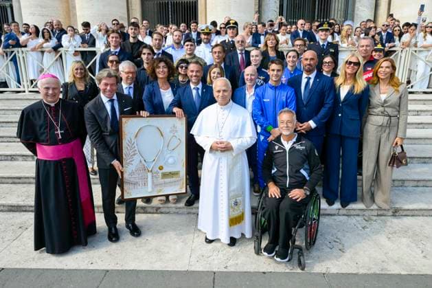 ITALY - WEEKLY GENERAL AUDIENCE - VATICAN-2026 9 30 Italy, Rome, Vatican, 2026 9 30 Pope Leo XIV during the weekly general audience at St Peter s Square in The Vatican . EDITORIAL USE ONLY - NO BOOKS Copyright: xVATICANxMEDIA xCatholicxPressxPhotox