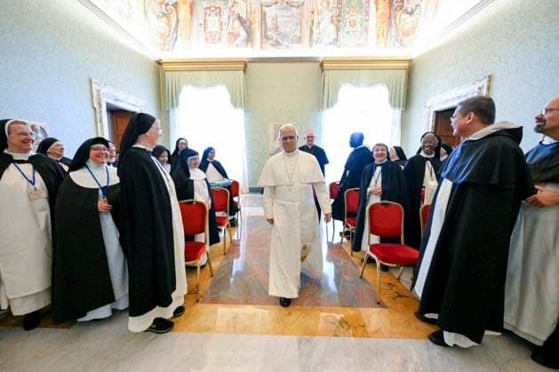 ITALY - PRIVATE AUDIENCE - VATICAN-2026 9 30 Italy, Rome, Vatican, 2026 9 30 Pope Leo XIV riceve In a private audience: Members of the International Commission of Contemplative Dominican Nuns in The Vatican . EDITORIAL USE ONLY - NO BOOKS Copyright: xVATICANxMEDIA xCatholicxPressxPhotox