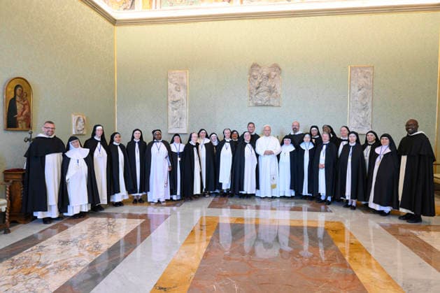 ITALY - PRIVATE AUDIENCE - VATICAN-2026 9 30 Italy, Rome, Vatican, 2026 9 30 Pope Leo XIV riceve In a private audience: Members of the International Commission of Contemplative Dominican Nuns in The Vatican . EDITORIAL USE ONLY - NO BOOKS Copyright: xVATICANxMEDIA xCatholicxPressxPhotox