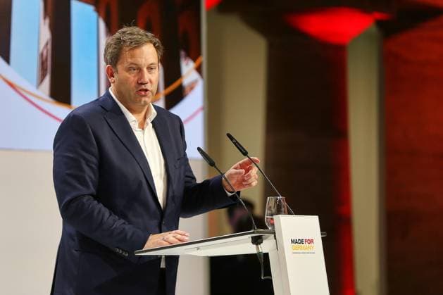 Berlin, Deutschland, 30.09.2026: Siemensstadt: Jahrestreffen der Initiative Made for Germany : Bundesminister der Finanzen Lars Klingbeil (SPD) hält eine Rede Copyright: xdtsxNachrichtenagenturx dts_136925