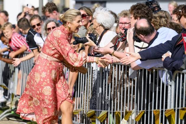 Urk, The Netherlands, 2026-09-30 14:33:19 URK, 30-09-2026, Urk Queen Maxima pays a visit to Urk. The visit focuses on daily life in Urk, centering on initiatives concerning entrepreneurship, growing up, youth, the elderly, and community spirit. PHOTO: NLBeeld Patrick van Emst Credit: NL Beeld Patrick van Emst  Copyright: xx x