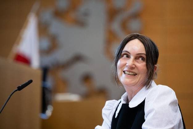 MÜNDLICHE ANHÖRUNG ZU EINEM PARTEIVERBOTSVERFAHREN GEGEN DIE AFD ** NUR FÜR REDAKTIONELLE ZWECKE ** EDITORIAL USE ONLY **<p>30 09 2026-Erfurt: Mündliche Anhörung des Justizausschusses zu einem Parteiverbotsverfahren gegen die AfD auf Bundesebene im Thüringer Landtag¨Den Antrag hatte die Linke-Fraktion gestellt. im Foto: Prof. Dr. Kathrin Groh ( Deutschland Thueringen Erfurt Copyright: SaschaxFromm
