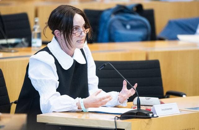 MÜNDLICHE ANHÖRUNG ZU EINEM PARTEIVERBOTSVERFAHREN GEGEN DIE AFD ** NUR FÜR REDAKTIONELLE ZWECKE ** EDITORIAL USE ONLY **<p>30 09 2026-Erfurt: Mündliche Anhörung des Justizausschusses zu einem Parteiverbotsverfahren gegen die AfD auf Bundesebene im Thüringer Landtag¨Den Antrag hatte die Linke-Fraktion gestellt. im Foto: Prof. Dr. Kathrin Groh ( Deutschland Thueringen Erfurt Copyright: SaschaxFromm