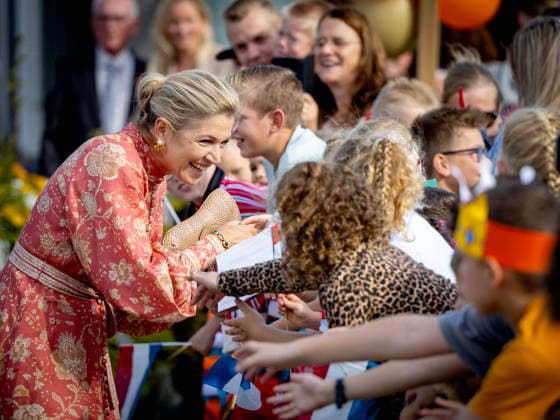 30-09-2026 Urk Queen Maxima visited the Baron van Ghent facility, part of Zorggroup ZONL, VCU Robotics, ™t Kuppien, a coffee and tea cafÃ  Copyright: xPPEx