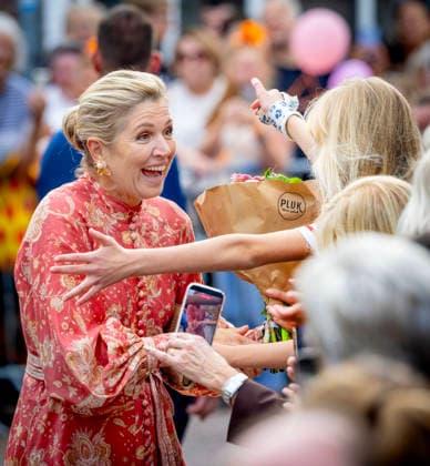 30-09-2026 Urk Queen Maxima visited the Baron van Ghent facility, part of Zorggroup ZONL, VCU Robotics, ™t Kuppien, a coffee and tea cafÃ  Copyright: xPPEx