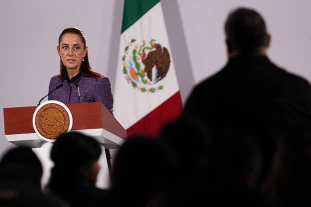 September 30, 2026: TO-45287- Ciudad de M& xe9;xico. 2026-09 -30. Claudia Sheinbaum Pardo, President of Mexico, during the daily morning press conference in the Treasury Room of the National Palace in Mexico City. Alejandro God& xcd;nez Clasos.com.mx - ZUMAcs4_ 20260930_faa_cs4_017 Copyright: xAlejandroxGod& Xed;Nezx
