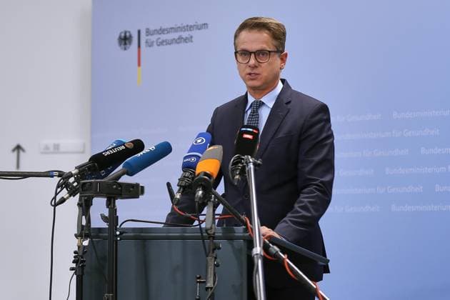 Berlin, Deutschland, 30.09.2026: Gesundheitsministerium: Statement zur Neuordnung der Pflegeversicherung: Bundesminister für Gesundheit Carsten Linnemann (CDU) Copyright: xdtsxNachrichtenagenturx dts_136895