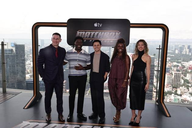 September 30, 2026, Ciudad De Mexico, Ciudad De Mexico, Mexico: TO - 45288 - Mexico City - 09 30 2026 - Jhon Cena, Sam Richardson, Arturo Castro, Teyonah Parris and Jessica Biel, at the photocall for the movie - Matchbox -as part of its promotional tour at the Sofitel Hotel in Mexico City..Clasos photo Ciudad De Mexico Mexico - ZUMAcs4_ 20260930_faa_cs4_055 Copyright: xAlfonsoxManzanox