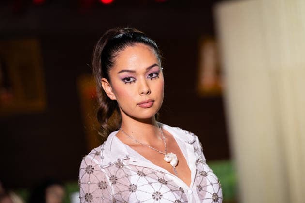PFW - Christophe Guillarme Fashion Show - Paris Miss Ile de France Camilla Alash walks the Runway during the Christophe Guillarme fashion show during Paris Fashion Week on September 30, 2026 in Paris, France. Photo by Alexis Jumeau ABACAPRESS.COM Paris France  Copyright: xJumeauxAlexis ABACAx