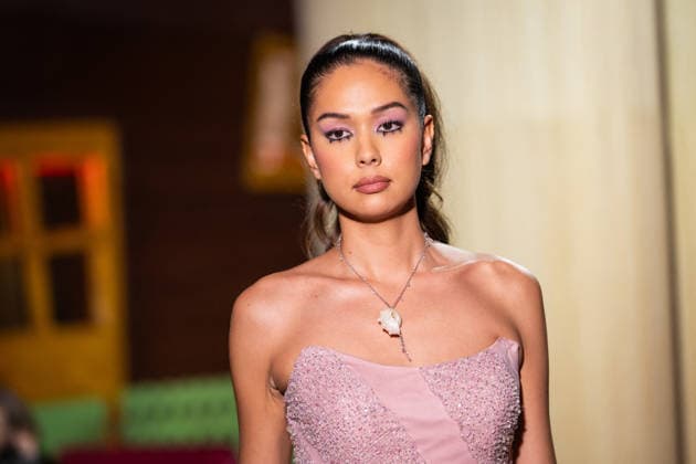PFW - Christophe Guillarme Fashion Show - Paris Miss Ile de France Camilla Alash walks the Runway during the Christophe Guillarme fashion show during Paris Fashion Week on September 30, 2026 in Paris, France. Photo by Alexis Jumeau ABACAPRESS.COM Paris France  Copyright: xJumeauxAlexis ABACAx