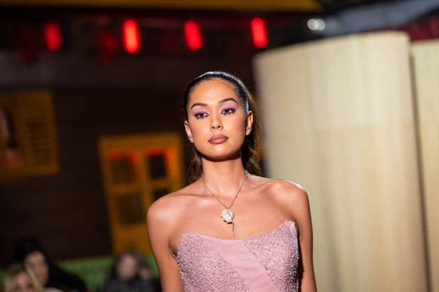 PFW - Christophe Guillarme Fashion Show - Paris Miss Ile de France Camilla Alash walks the Runway during the Christophe Guillarme fashion show during Paris Fashion Week on September 30, 2026 in Paris, France. Photo by Alexis Jumeau ABACAPRESS.COM Paris France  Copyright: xJumeauxAlexis ABACAx