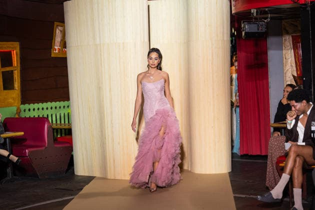 PFW - Christophe Guillarme Fashion Show - Paris Miss Ile de France Camilla Alash walks the Runway during the Christophe Guillarme fashion show during Paris Fashion Week on September 30, 2026 in Paris, France. Photo by Alexis Jumeau ABACAPRESS.COM Paris France  Copyright: xJumeauxAlexis ABACAx