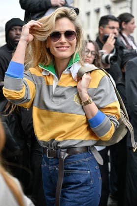 PFW Stella McCartney Outside Arrivals JR Bar Refaeli arriving at the Stella McCartney show during Paris Fashion Week, in Paris, France on 30 September 2026. Photo by Julien Reynaud APS-Medias ABACAPRESS.COM Paris France  Copyright: xReynaudxJulien APS-Medias ABACAx