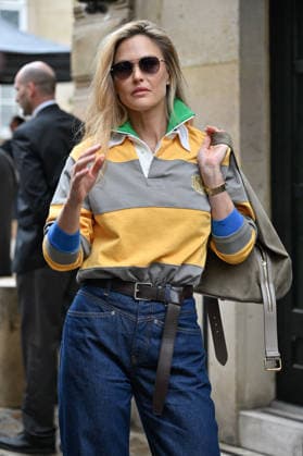 PFW Stella McCartney Outside Arrivals JR Bar Refaeli arriving at the Stella McCartney show during Paris Fashion Week, in Paris, France on 30 September 2026. Photo by Julien Reynaud APS-Medias ABACAPRESS.COM Paris France  Copyright: xReynaudxJulien APS-Medias ABACAx