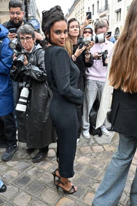 PFW Stella McCartney Outside Arrivals JR Paola Locatelli arriving at the Stella McCartney show during Paris Fashion Week, in Paris, France on 30 September 2026. Photo by Julien Reynaud APS-Medias ABACAPRESS.COM Paris France  Copyright: xReynaudxJulien APS-Medias ABACAx