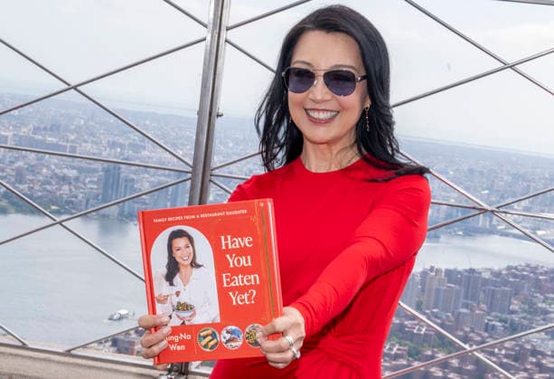 September 30, 2026, New York, New York, USA: MING NA WEN visits the Empire State Building in New York to celebrate the release of her debut cookbook and memoir, Have You Eaten Yet? 30 September 2026 New York USA  - ZUMAa265 20260930_zep_a265_024 Copyright: xEricxAcquayex