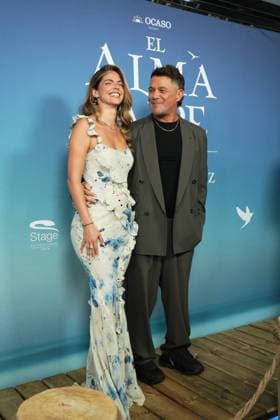 Alejandro Sanz and Stephanie Cayo during a photocall for the premiere of the musical El Alma al aire in Madrid, Spain, on Wednesday, 30 September 2026 Cordon Press 
