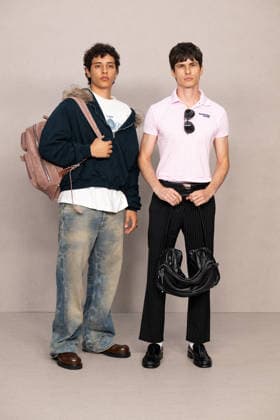 PFW Acne Studios - Photocall LZ Martin Andrijasevic (R) and a guest attend the Acne Studios Womenswear Spring Summer 2027 show as part of Paris Fashion Week on September 30, 2026 in Paris, France. Photo by Laurent Zabulon ABACAPRESS.COM  Copyright: xZabulonxLaurent ABACAx