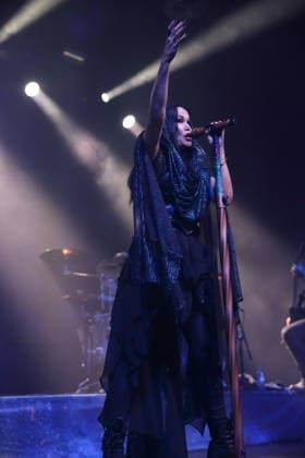 Tarja Turunen alias Tarja bei einem Konzert im Huxleys Neue Welt in Berlin, 30. September 2026. Tarja Konzert Berlin