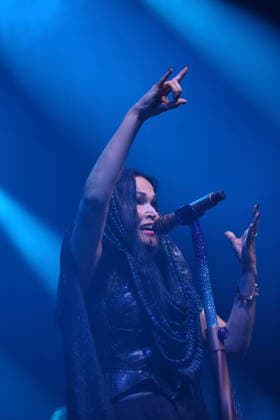 Tarja Turunen alias Tarja bei einem Konzert im Huxleys Neue Welt in Berlin, 30. September 2026. Tarja Konzert Berlin
