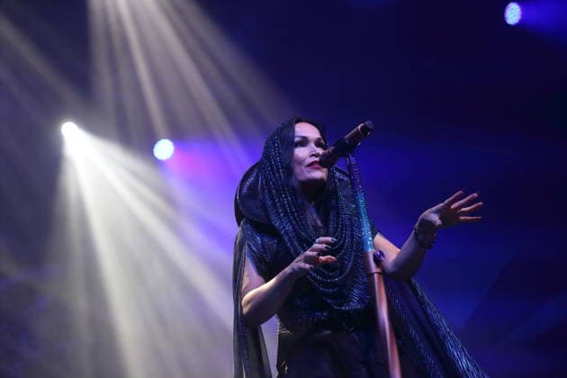 Tarja Turunen alias Tarja bei einem Konzert im Huxleys Neue Welt in Berlin, 30. September 2026. Tarja Konzert Berlin