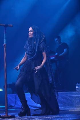 Tarja Turunen alias Tarja bei einem Konzert im Huxleys Neue Welt in Berlin, 30. September 2026. Tarja Konzert Berlin