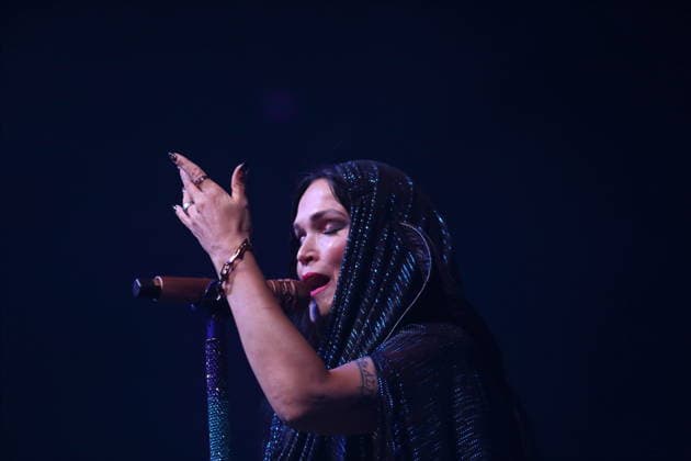 Tarja Turunen alias Tarja bei einem Konzert im Huxleys Neue Welt in Berlin, 30. September 2026. Tarja Konzert Berlin